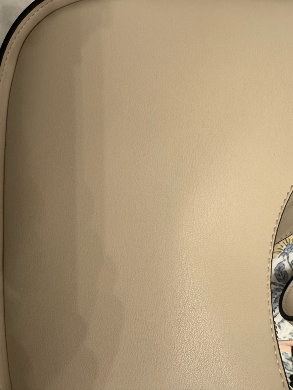 BCBGeneration Taupe Shoulder Bag with Dark Trim - Picture 4 of 4
